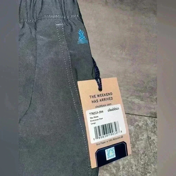 Chubbies The Musts Original Stretch Pant Size L - Picture 11 of 11